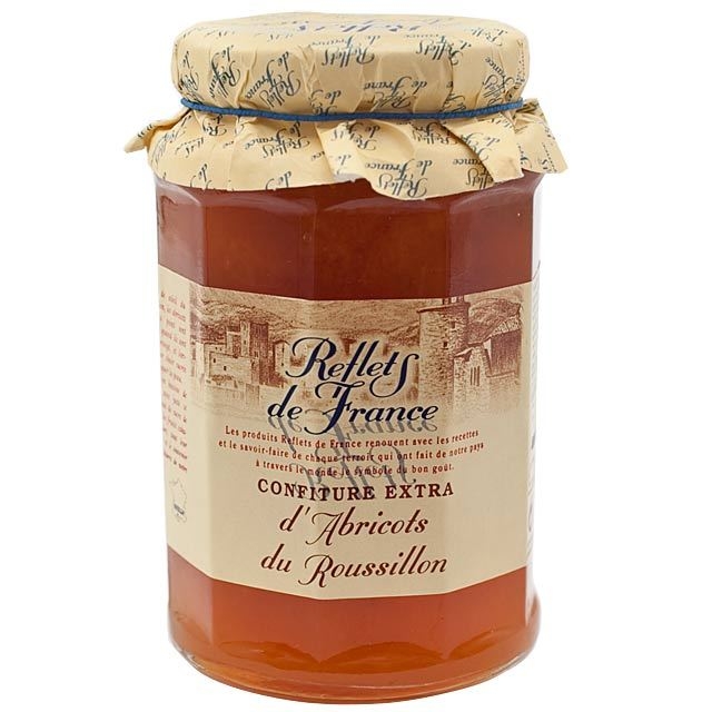 apricot jam reflets de franceConfiture d’Abricot du Roussillon – Apricot jam from South West of France – Reflets de France, 325g – Chanteroy – Le