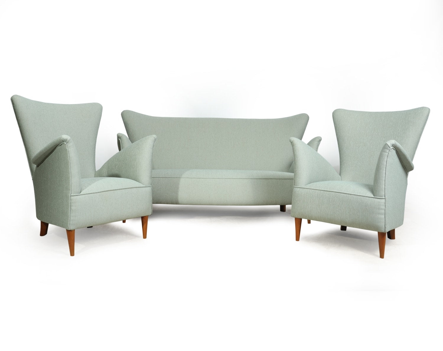 Armchairs and Sofa By Gio Ponti c1954 – The Furniture Rooms