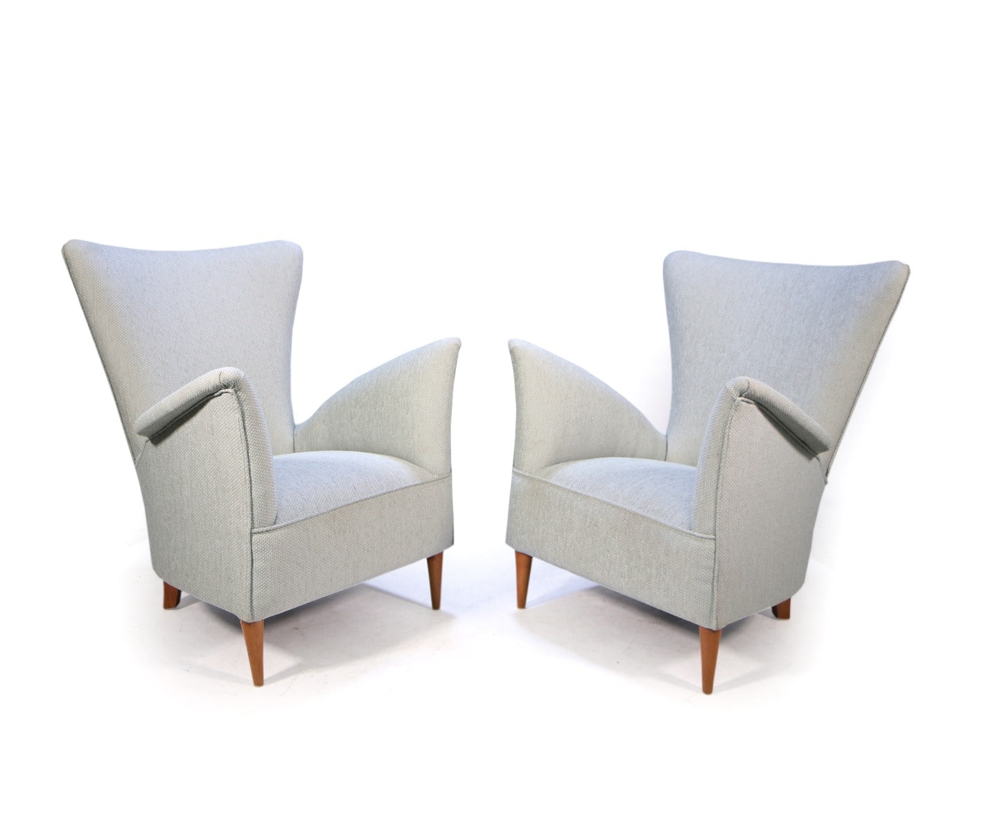 Pair of Armchairs By Gio Ponti – The Furniture Rooms