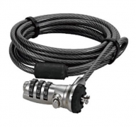 armourdog® combination system lock with 1.5m tempered steel cable Kensington slots