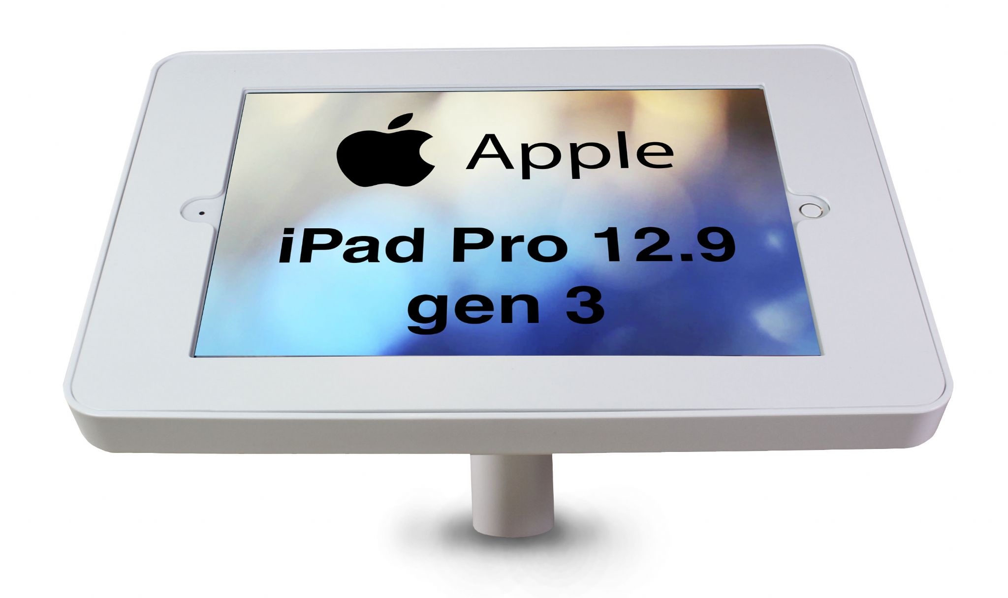 armourdog® LocPad anti-theft tablet kiosk for the Apple iPad Pro 12.9″ (gen 3 only) – Camera covered – 30° mount wall / desk mount