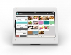 armourdog® secure tablet PoS kiosk with rotating base for iPad Pro 11 in white