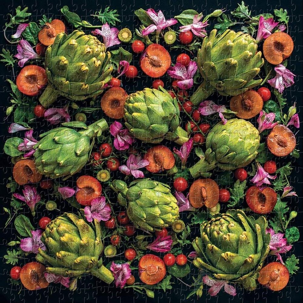 Artichoke Floral 500 Piece Puzzle – Abrams and Chronicle – Folk Interiors