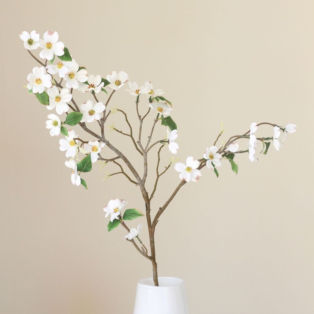 Luxury artificial white dogwood flower