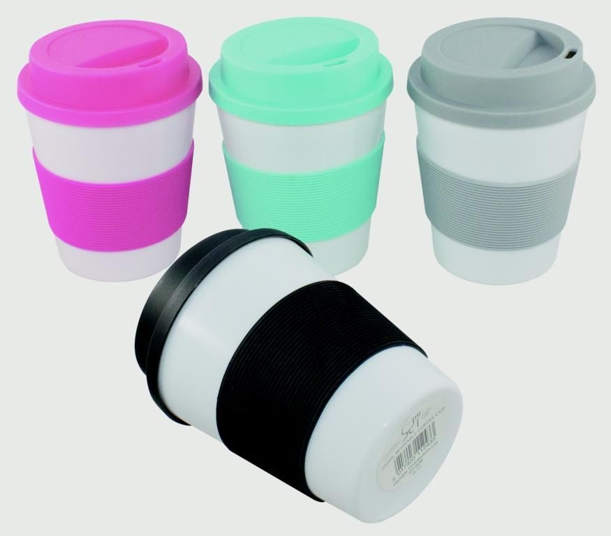 Ashley Reusable Coffee Cup – 350ml Assorted Colours