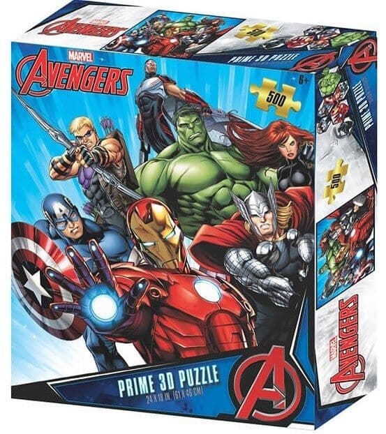 Jigsaw Puzzle Avengers 3D – 500 Pieces – Kidicraft – The Yorkshire Jigsaw Store