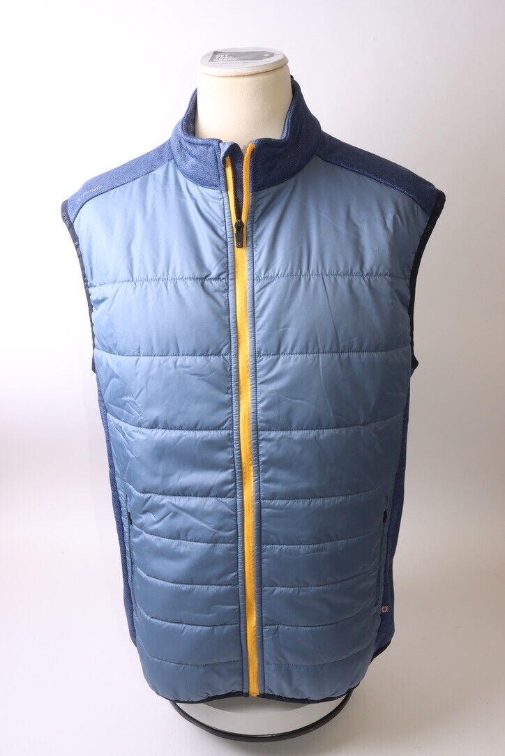 Ping Men’s Dover Full Zip Sensor Warm Water Resistant Vest – 2XL – Blue – Get That Brand