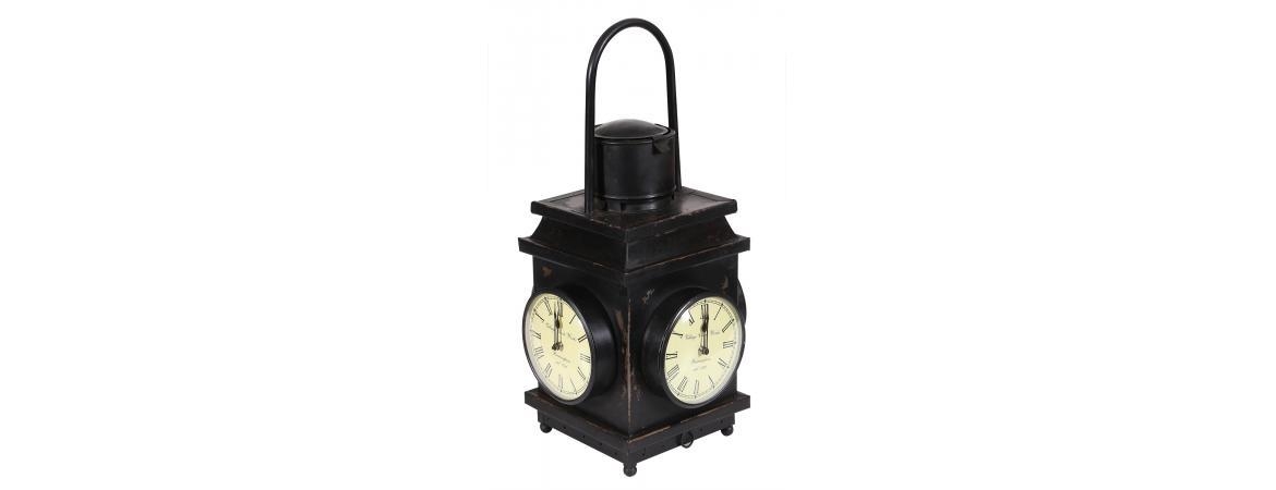 Railway Lamp With Clock