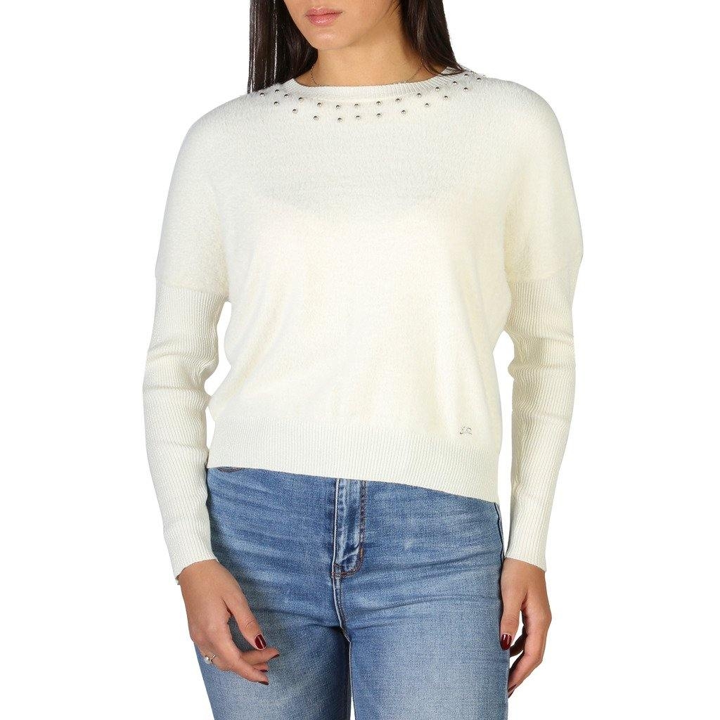 Yes Zee – Ladies Sweater In White Or Black – 1664_M014_Is00 – White – Xs – JC Brandz