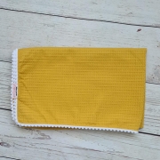 Swaddle Blanket 100% Cotton – Vivid Mustard – evCushy