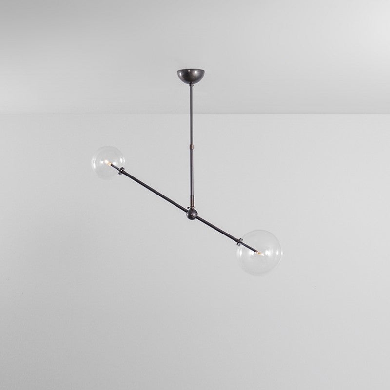 Balance 200 X 150 – Pendant Black Gunmetal – Schwung – Ceiling Light – Indor
