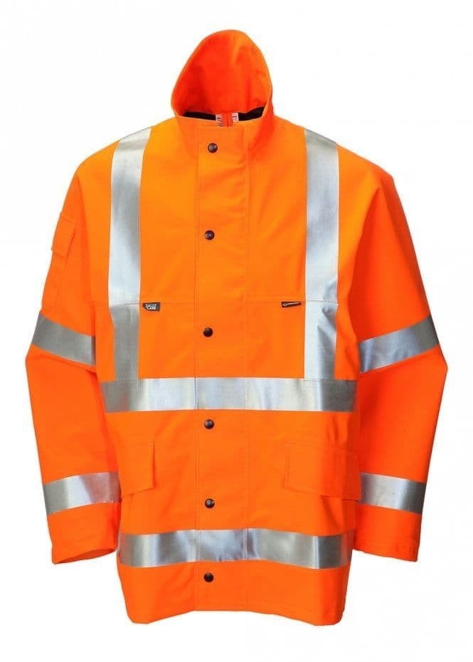Ballyclare GORE-TEX Waterproof High Visibility Unlined Jacket – S – High Visibility – Durable – PPE – Taft Safety Store