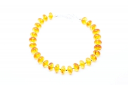 Adult Yellow Amber Bead Bracelet