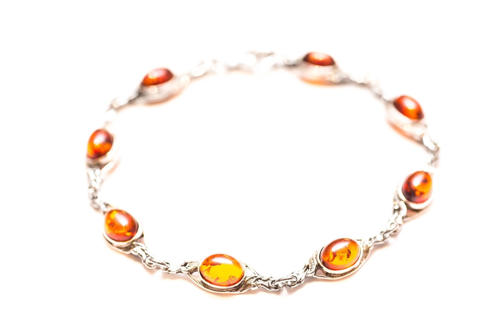 Classic Amber Link Bracelet
