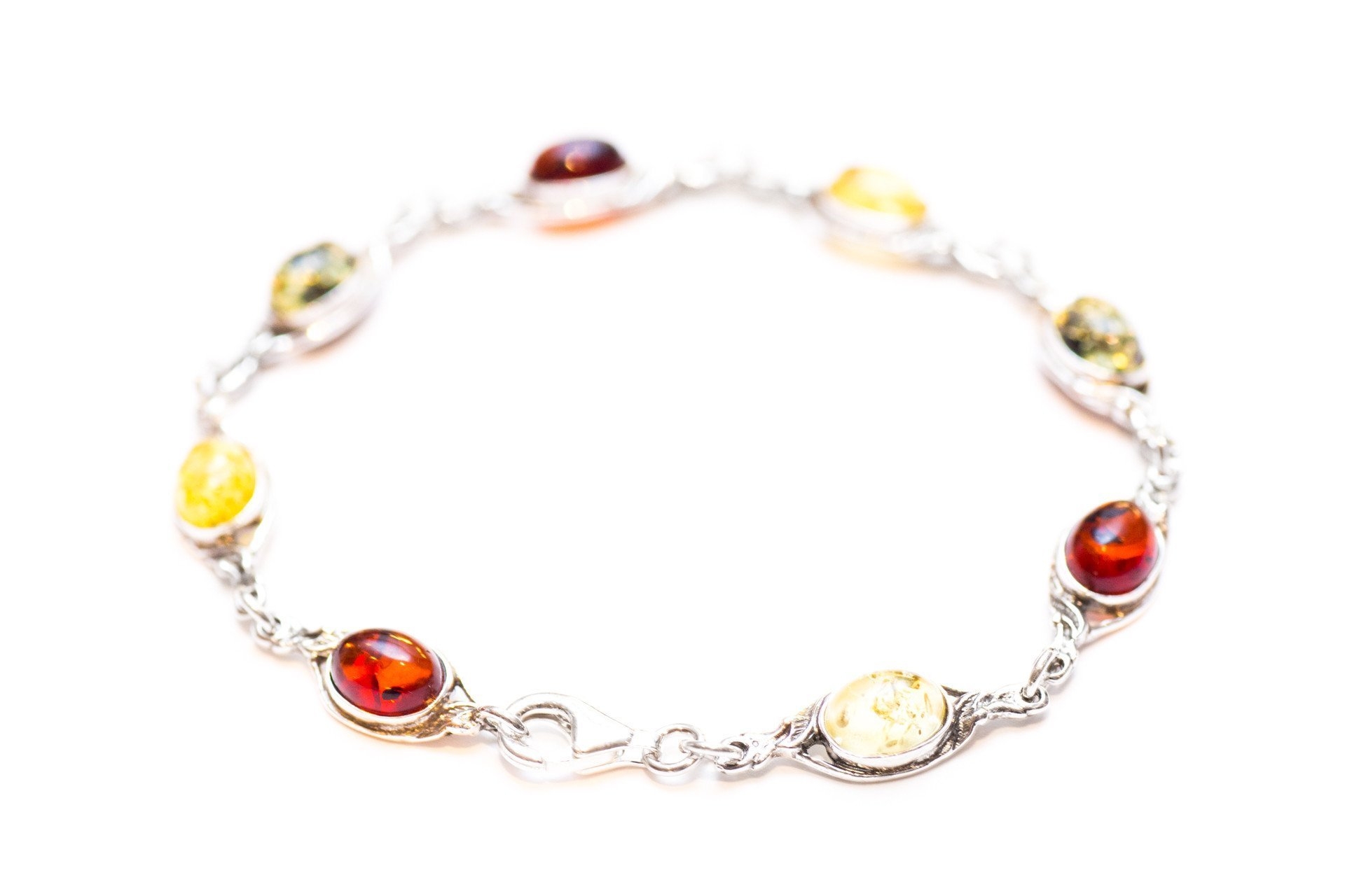 Classic Multicolour Amber Bracelet