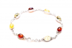 Classic Multicolour Amber Bracelet