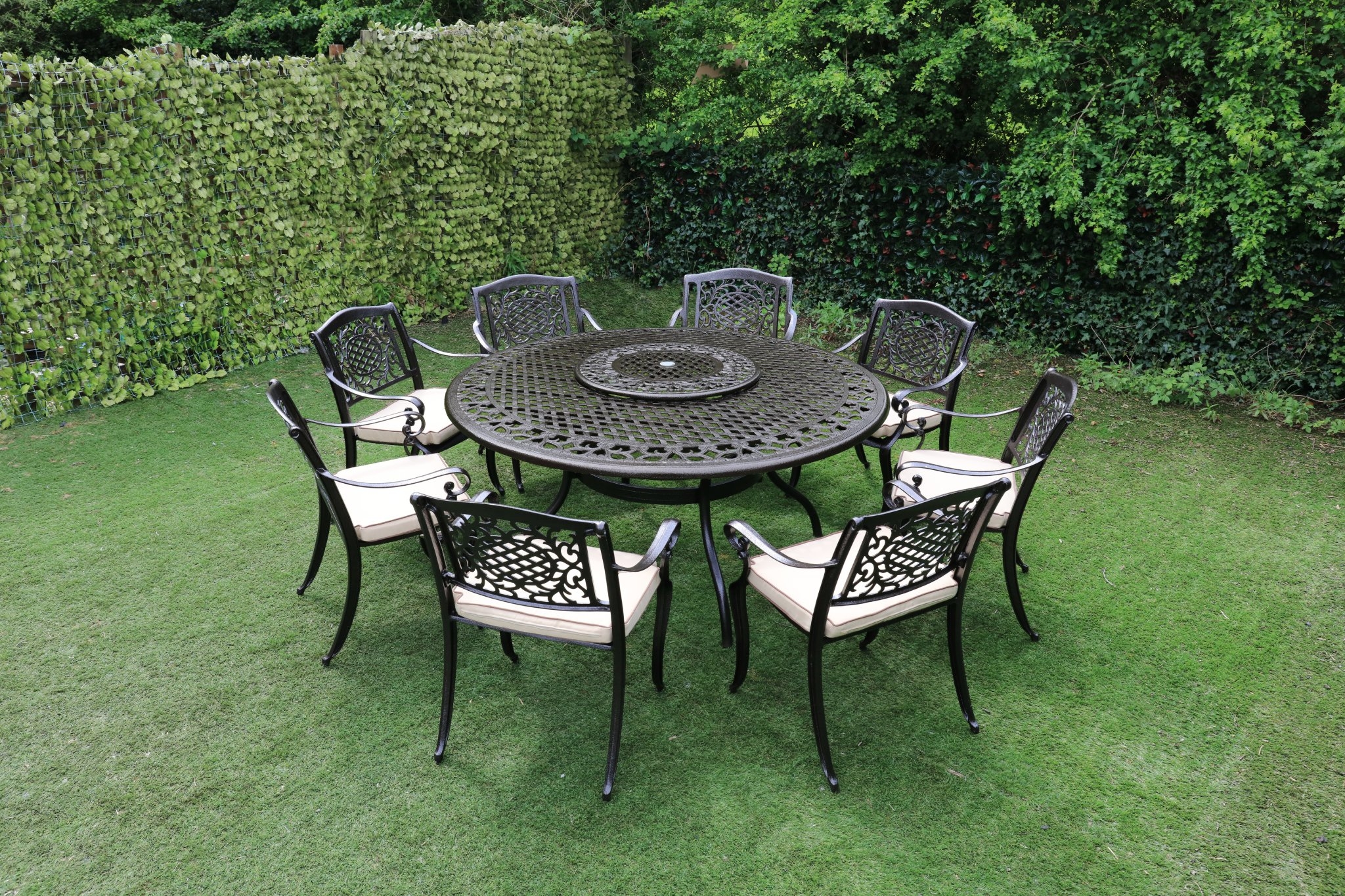 The Lisburn 8 Seat Outdoor Aluminium Garden Dining Set