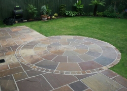Autumn Brown Circle 3.3m (circle only) 22mm – Infinite Paving