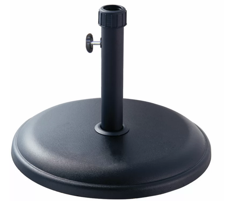 16kg round parasol base ( black ) – Brown option