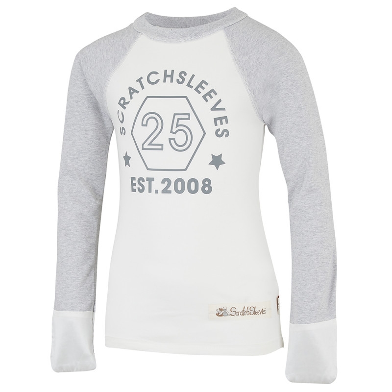Baseball PJ top- 14 to 15y – Grey marl