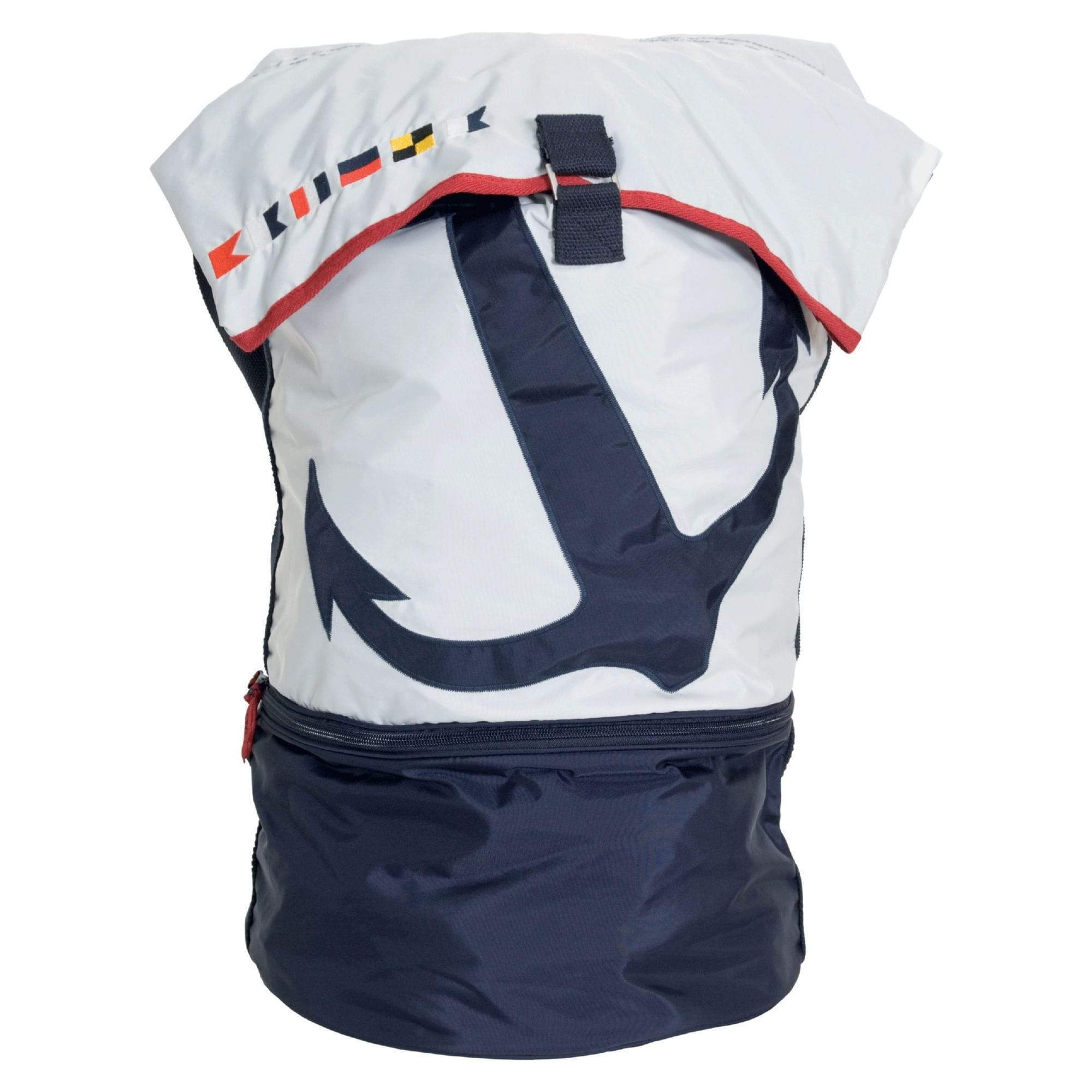 White And Navy Sailor Bag