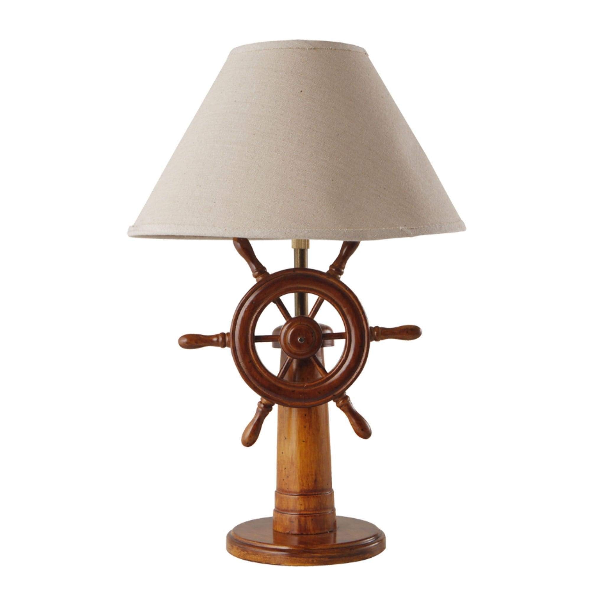 Table Lamp – Ship’s Wheel Shaped
