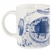 Set of 4 Diving Helmet Mugs – Default