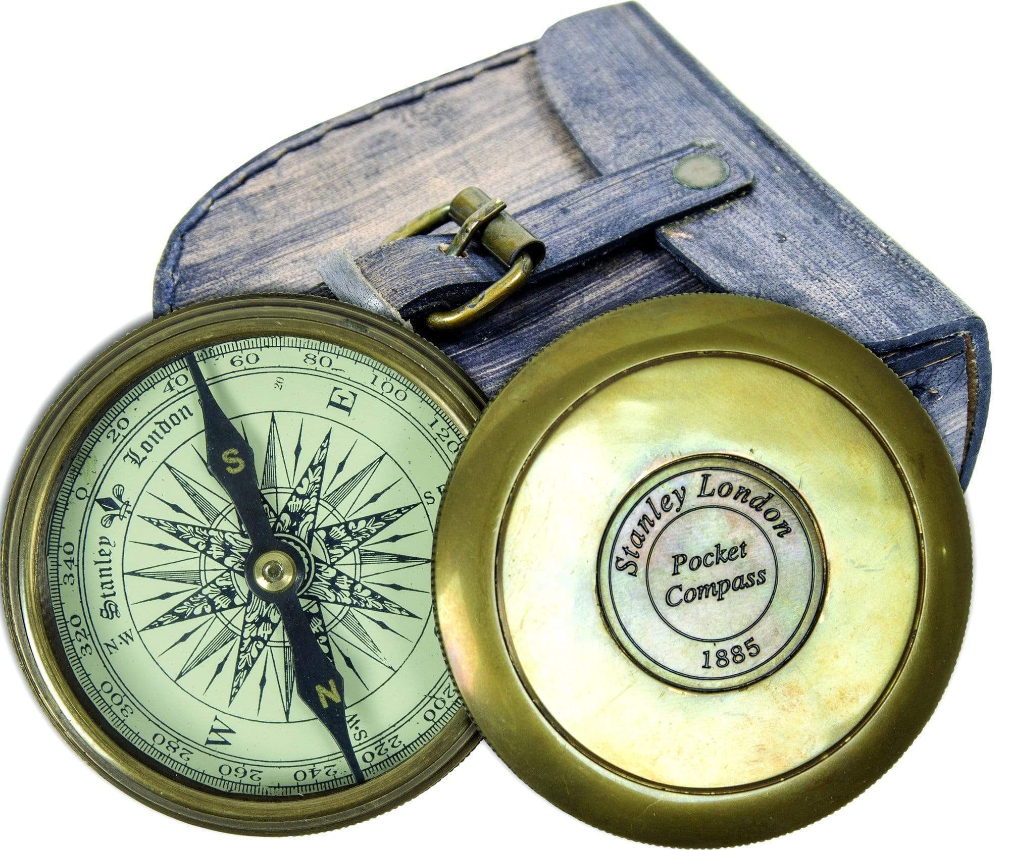 Compass with Leather Case