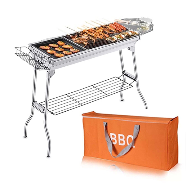 Foldable Outdoor Charcoal BBQ Grills