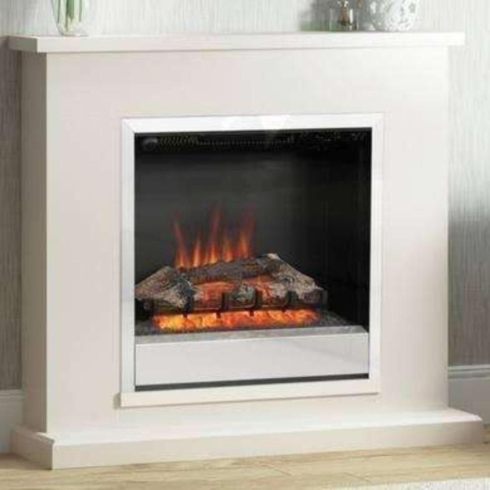 Be Modern Elsham Electric Fireplace in Pearlescent Cashmere