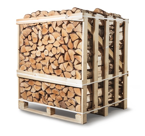 Large Crate Of Kiln Dried Oak Loose Vol 3.2 cu m – Moisture Content Below 18% Guaranteed – Pellet Kings