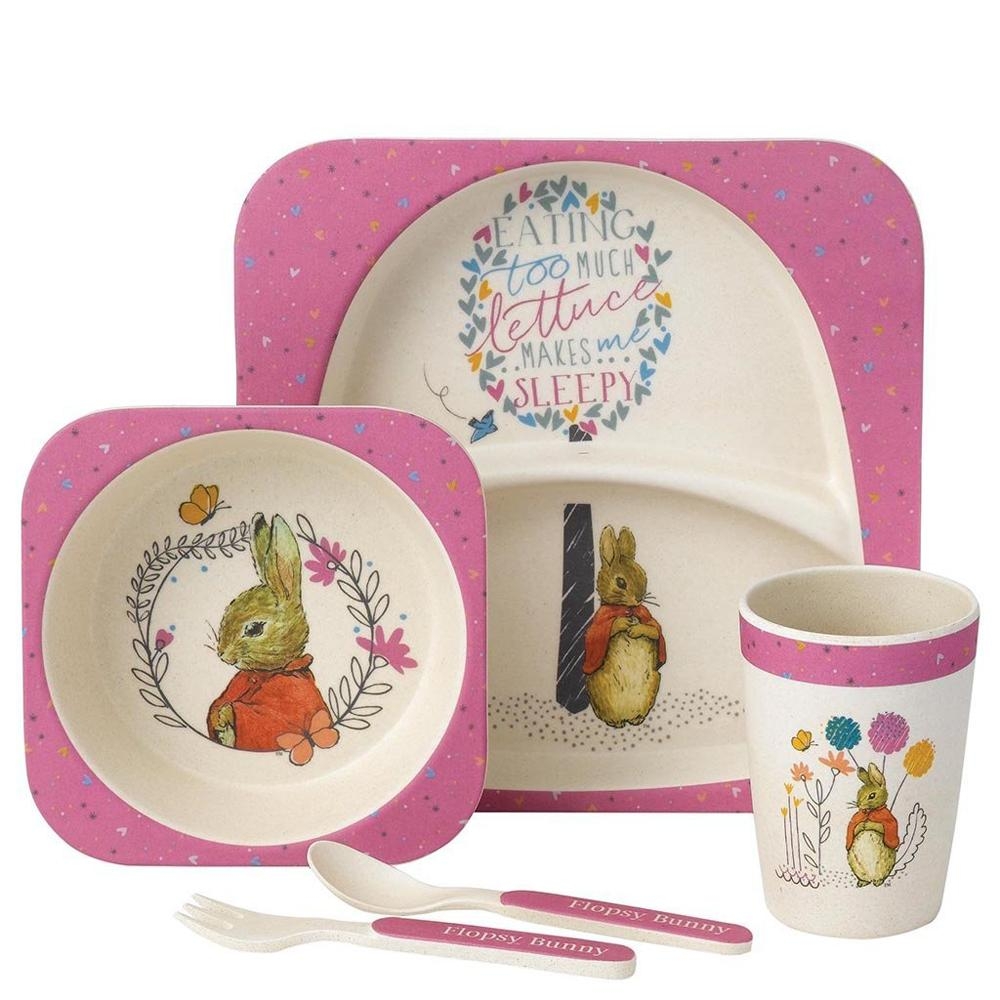 Beatrix Potter Flopsy Bamboo Dinner Set