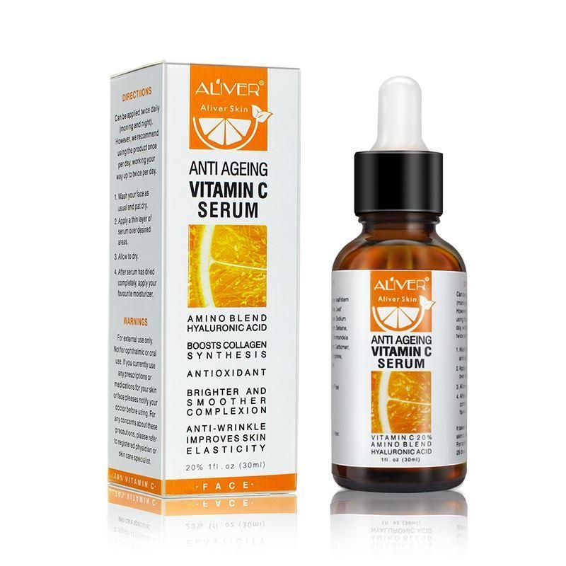 Aliver Anti Ageing Facial VITAMIN C SERUM – Aliver Cosmetics