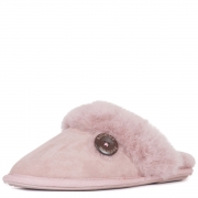 Molly Double Faced Sheepskin Mule Slippers – Small – Aquarelle – Women’s – Bedroom Athletics