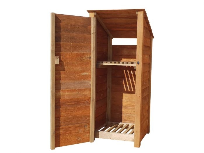 Wooden Log Store – Reverse | Arbor Garden Solutions | Timber | Finished Wood | Available In Brown Or Green | Door & Hieght Options0.9m³ / 1.1m³ capacity