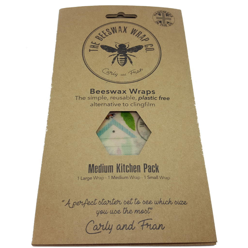 Beeswax Wraps Medium Kitchen – Pack 3