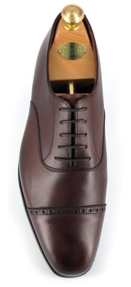 Crockett & Jones Mens Belgrave Hand Grade Oxford Shoes – Leather – 7.5 – Robert Old & Co