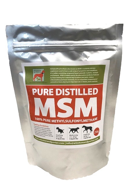 MSM for dogs – Pure Distilled – 250g / 500g / 1kg – Winston & Porter