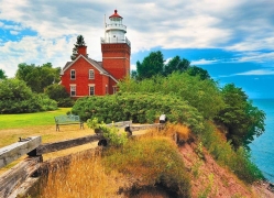 Jigsaw Puzzle Big Bay Lighthouse Michigan – 1000 Pieces – Eurographics – The Yorkshire Jigsaw Store