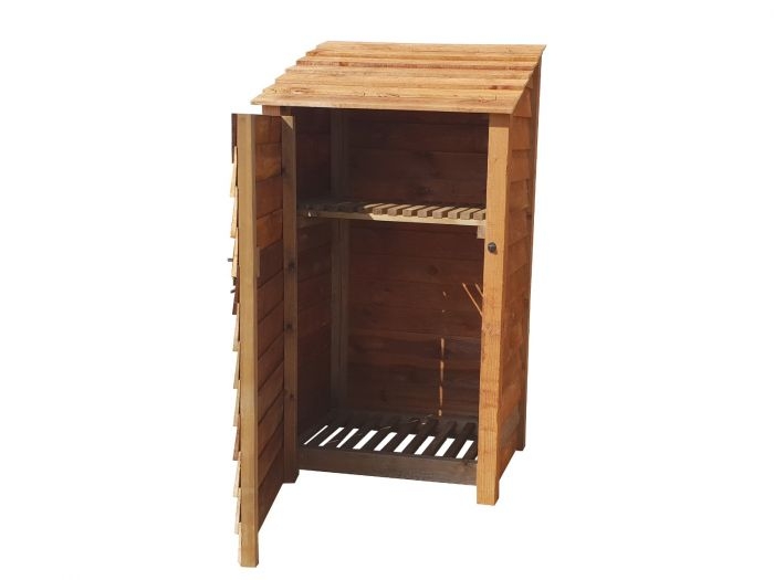 Wooden Log Store 4Ft or 6Ft| Arbor Garden Solutions | Timber | Finished Wood | Available In Brown Or Green | Door & Hieght Options1m³ / 1.4m³ capacity