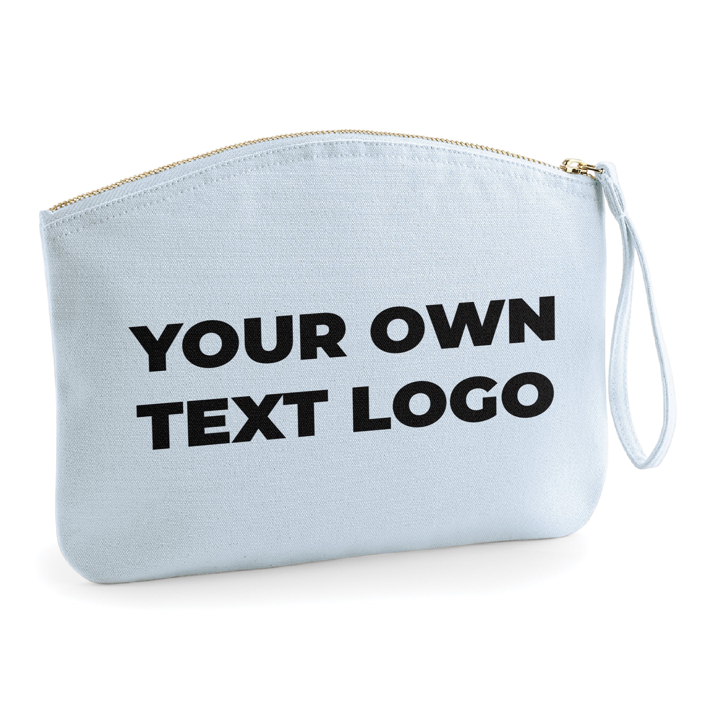 Personalised Make Up Bag Travel Accessory Bag, Large / Pastel Blue / Pink – AI Printing