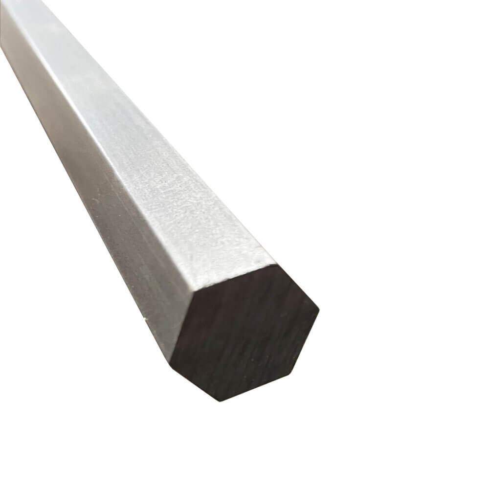 Bright Mild Steel Hexagon Bar EN1A – Diameter=6mm – KIM43301 – K I Metals