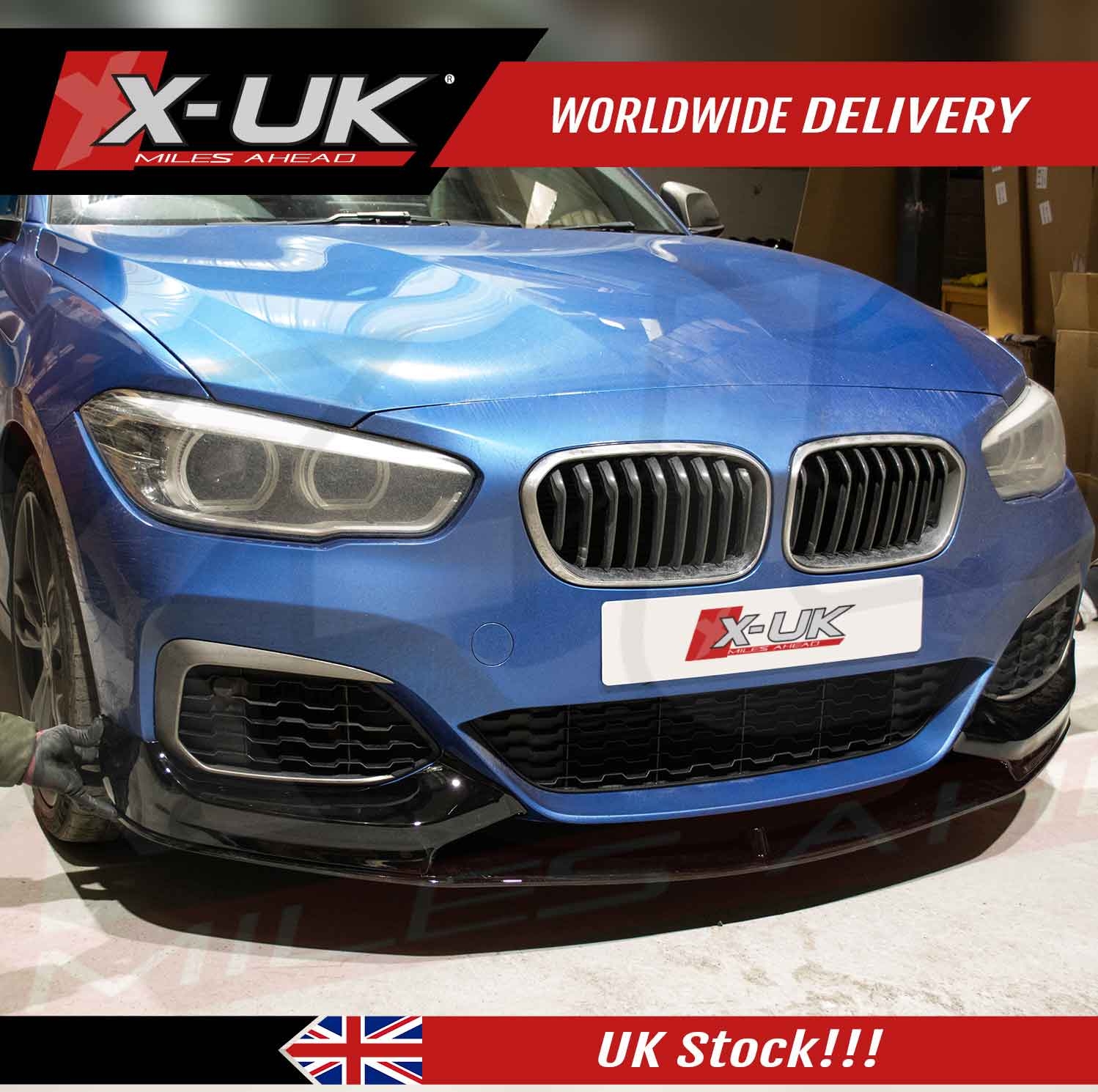 BMW 1 Series F20 2015-2017 LCI M Competition style front splitter lip – X-UK Ltd