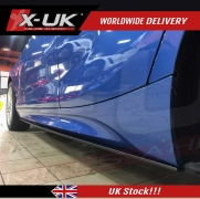 BMW 1 Series F20 2015-2017 LCI M competition gloss black side skirt blades – X-UK Ltd