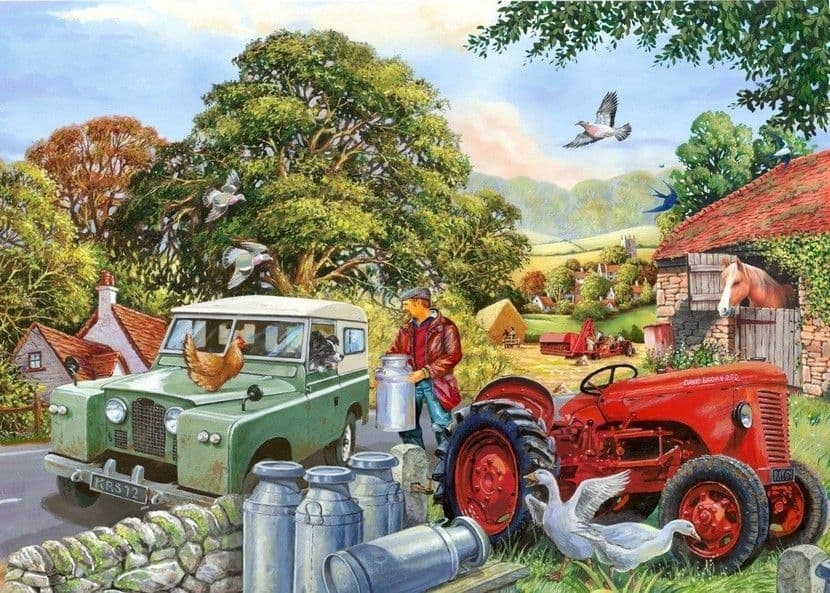 Jigsaw Puzzle Bob & His Dog – 500XL Pieces – House of Puzzles – The Yorkshire Jigsaw Store