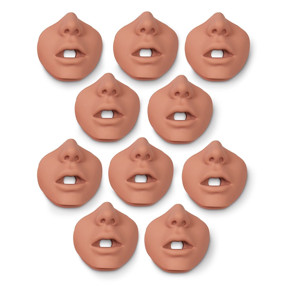 Simulaids Brad Jr CPR Mouth/Nosepiece – Pack of 10 – Brad Jnr CPR Manikin – Medical Teaching Equipment