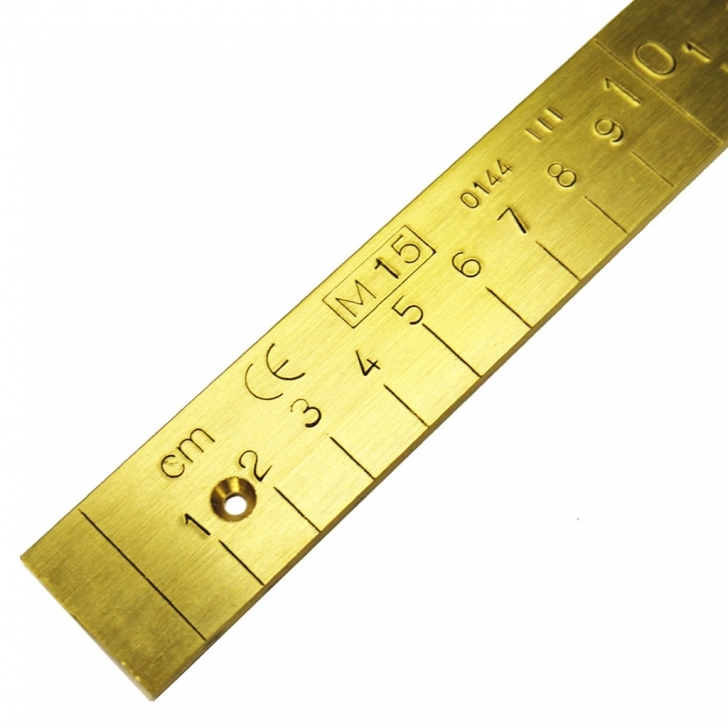 H.Webber – Brass Counter Measure – Government Stamped Rule – Gold Colour – Textile Tools & Accessories