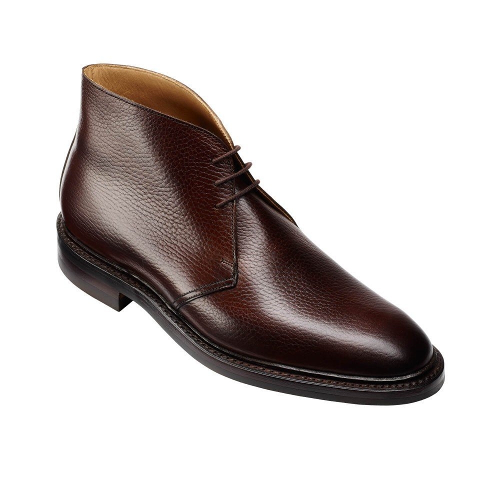 Crockett & Jones Mens Brecon Dark Brown Country Grain Boots – Leather – 9.5 – Robert Old & Co