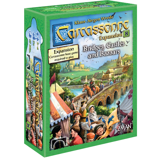 Carcassonne Expansion 8: Bridges, Castles & Bazaars – Z-Man Games – Red Rock Games