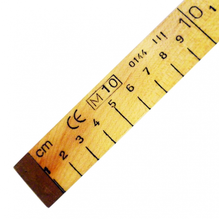 H.Webber – Brass Ended Wooden Government Stamped Rule -1 Metre – Borwn Colour – Textile Tools & Accessories